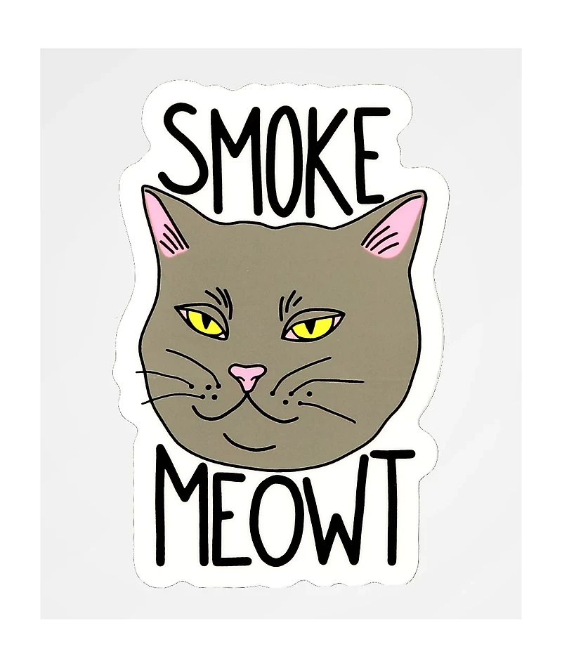 Stickie Bandits Smoke Meowt Sticker