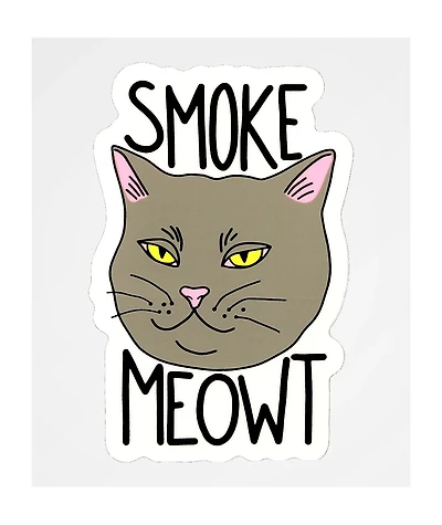 Stickie Bandits Smoke Meowt Sticker