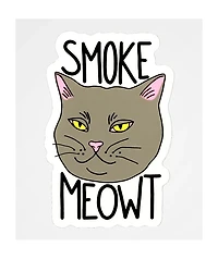 Stickie Bandits Smoke Meowt Sticker
