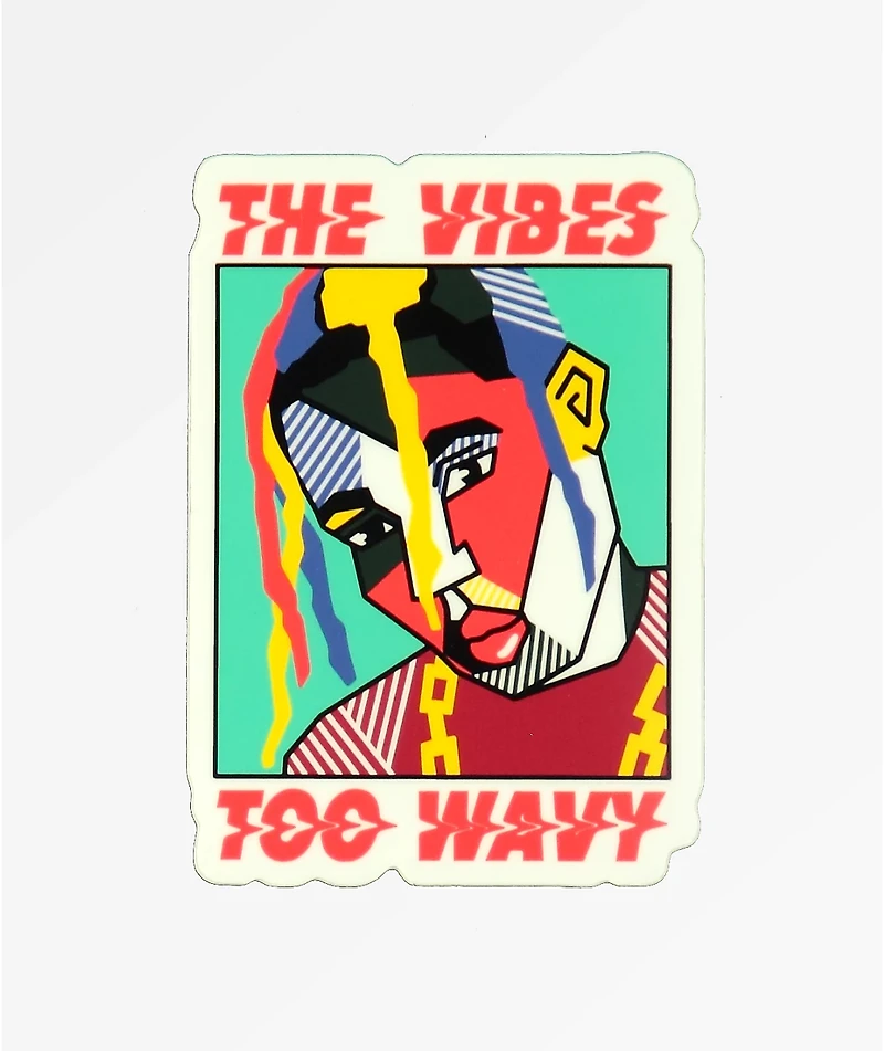 Stickie Bandits Too Wavy Sticker