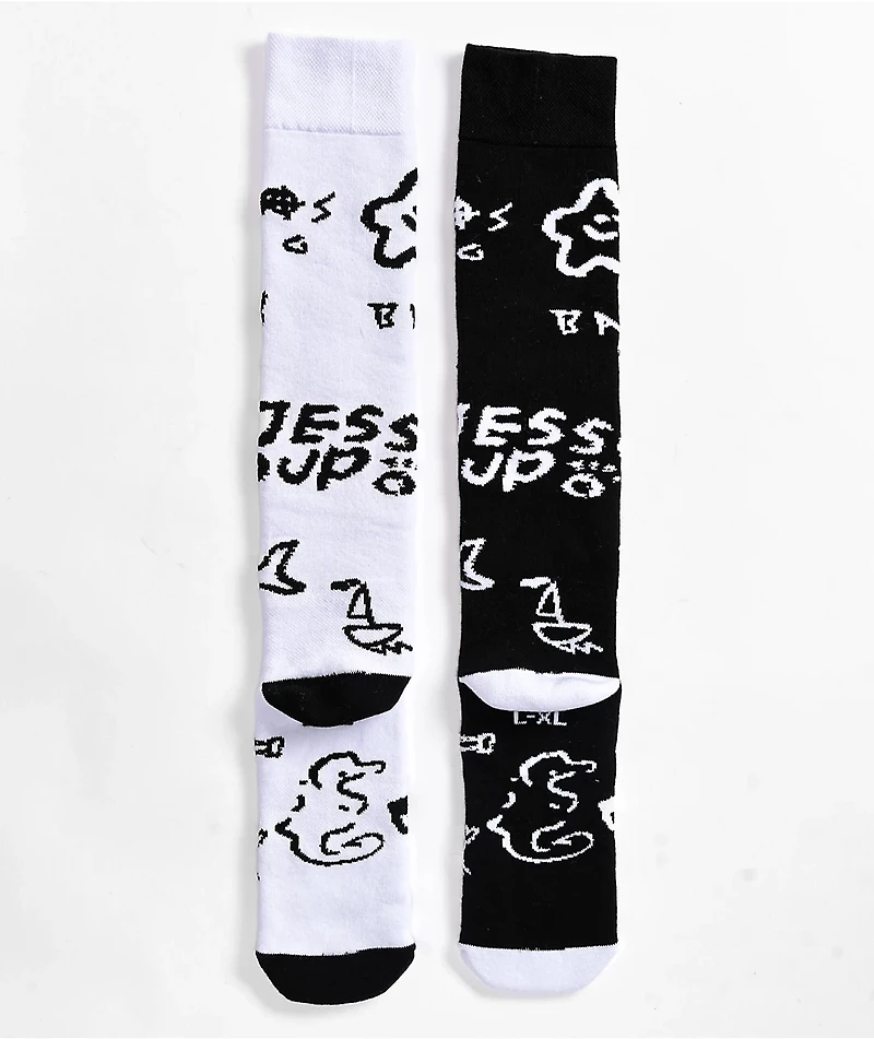 Stinky Socks Bad Boy Black & White Snowboard
