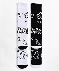 Stinky Socks Bad Boy Black & White Snowboard