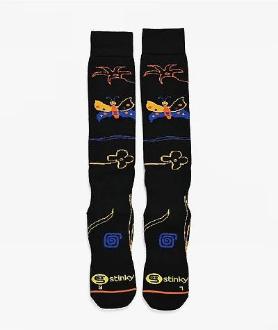Stinky Socks Dark Existence Merino Snowboard Socks