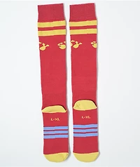 Stinky Socks Shrum Red Snowboard