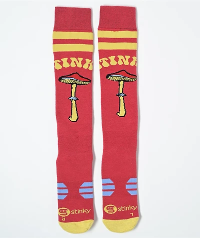 Stinky Socks Shrum Red Snowboard