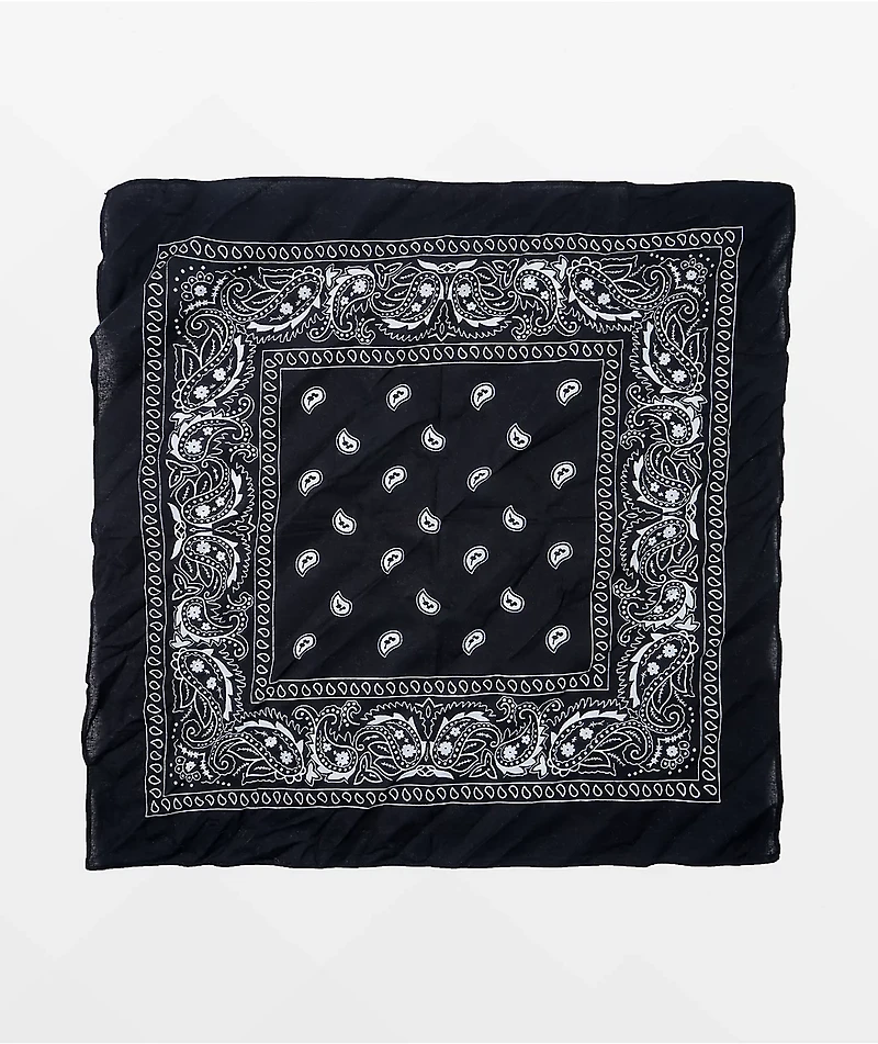 Stone + Locket Classic Black Bandana