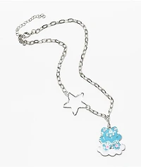 Stone + Locket IDC Bear 20" Necklace