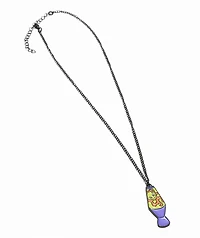 Stone + Locket Lava Lamp Charm Necklace