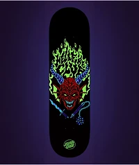Stranger Things x Santa Cruz Hellfire Club Glow In The Dark 8.25" Skateboard Deck