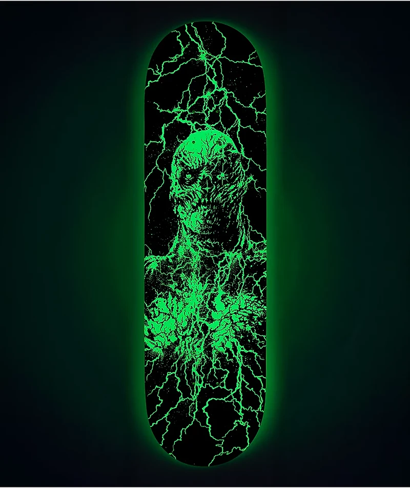 Stranger Things x Santa Cruz Vecna Glow In The Dark 8.5" Skateboard Deck