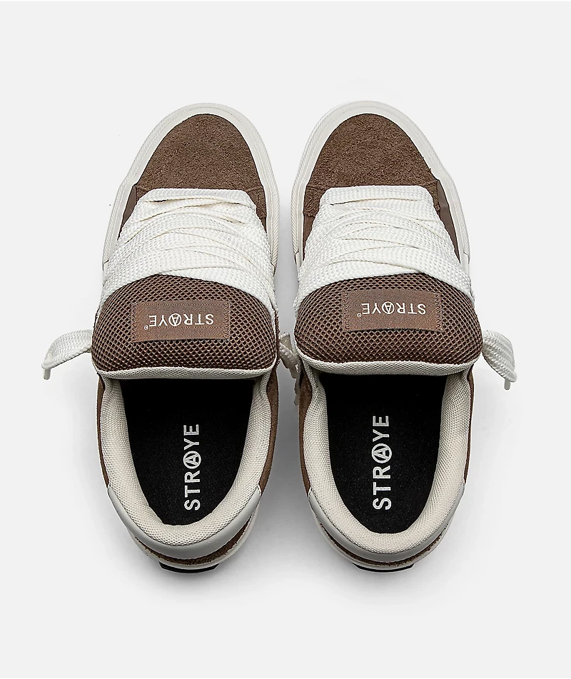 Straye Boo Logan Puff Brown Crepe Skate Shoes