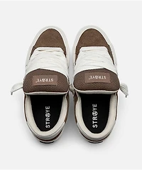 Straye Boo Logan Puff Brown Crepe Skate Shoes