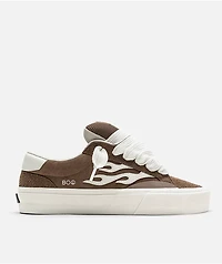 Straye Boo Logan Puff Brown Crepe Skate Shoes