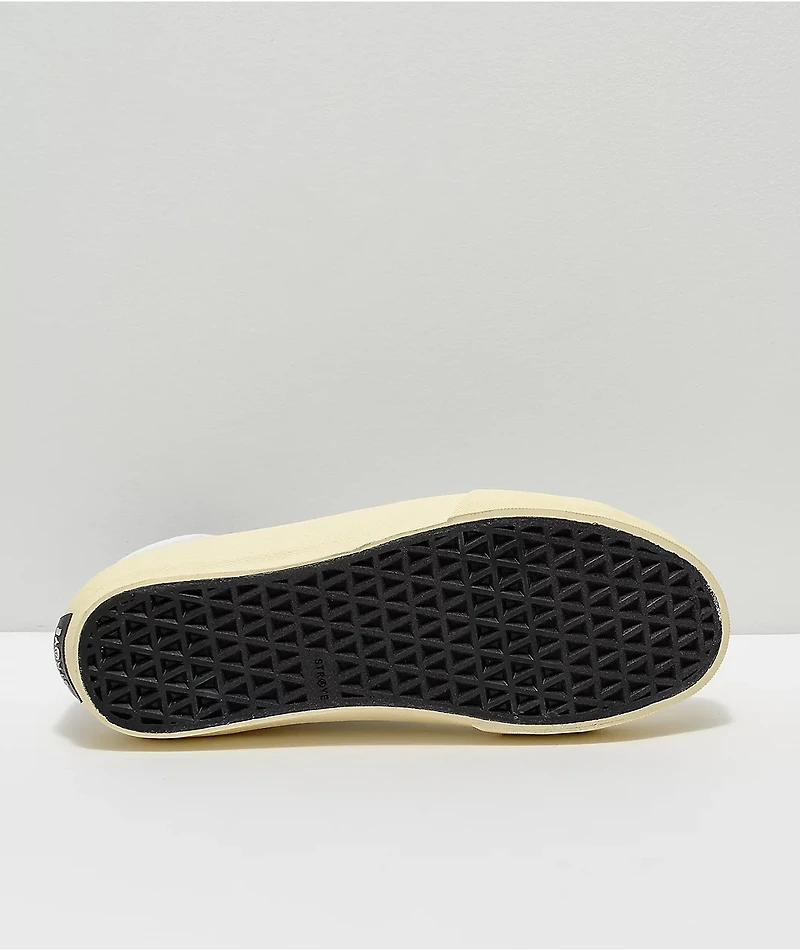 Straye Hiland White, Grey, & Cream High Top Skate Shoes