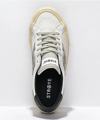 Straye Logan Distressed White Skate Shoes