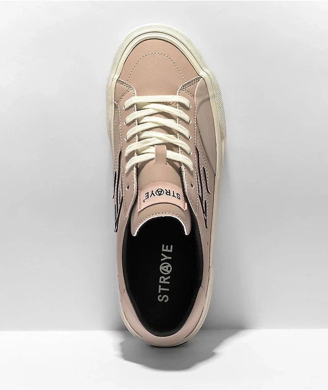 Straye Logan  Heat Blush Flames Detail Sneakers Men\'s Size 8 Straye Logan Heat Blush Skate Shoes | MainPlace Mall main image 3