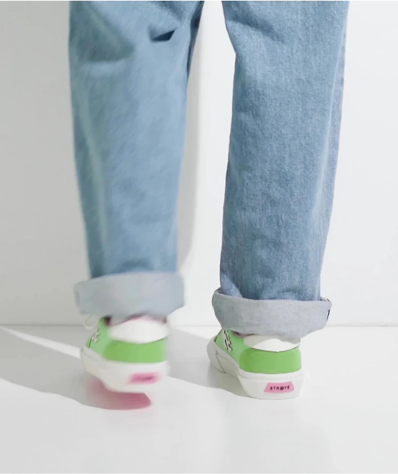 Straye Logan Lime Flame Skate Shoes