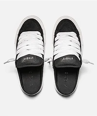 Straye Logan Puff Black & White Mule Slippers