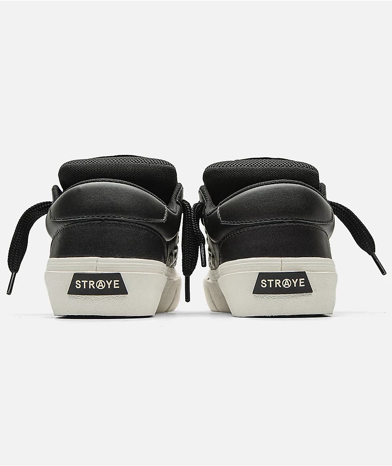 Straye Logan Puff Black Bevel Skate Shoes