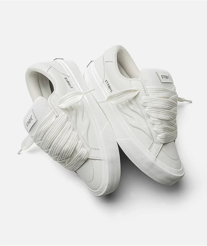 Straye Logan Puff Blanco Bevel Skate Shoes