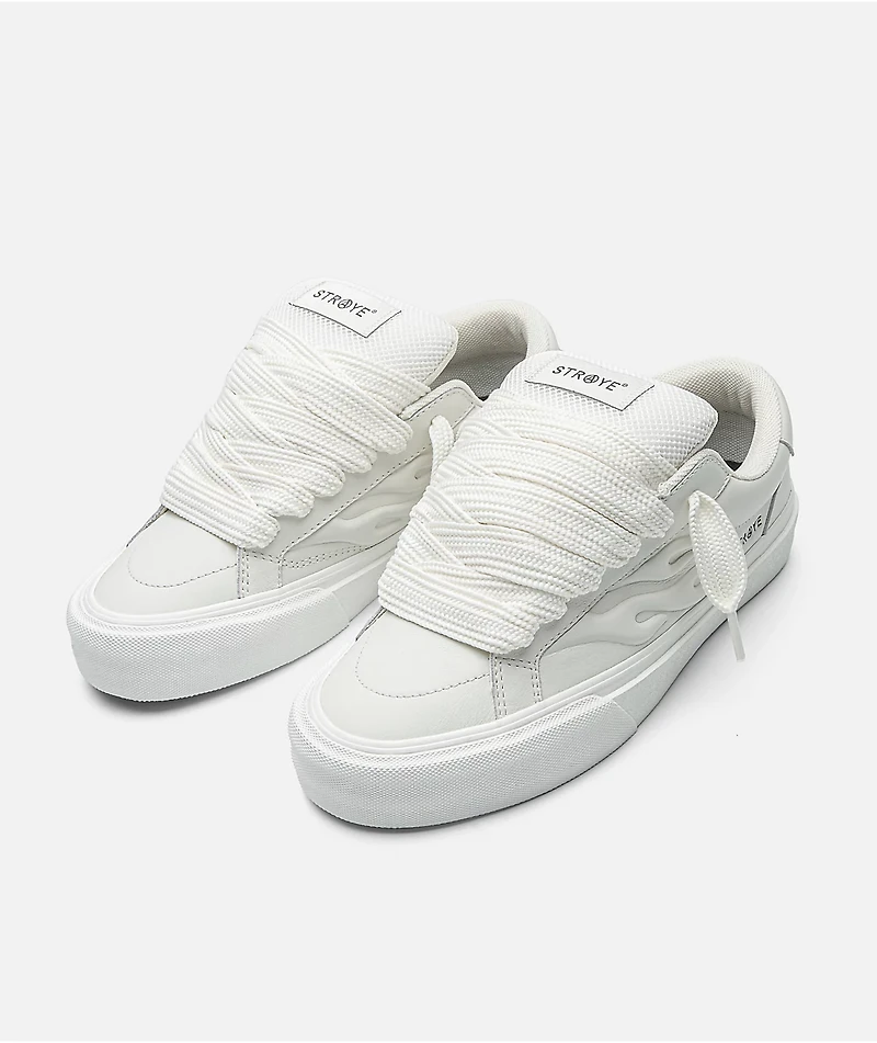 Straye Logan Puff Blanco Bevel Skate Shoes