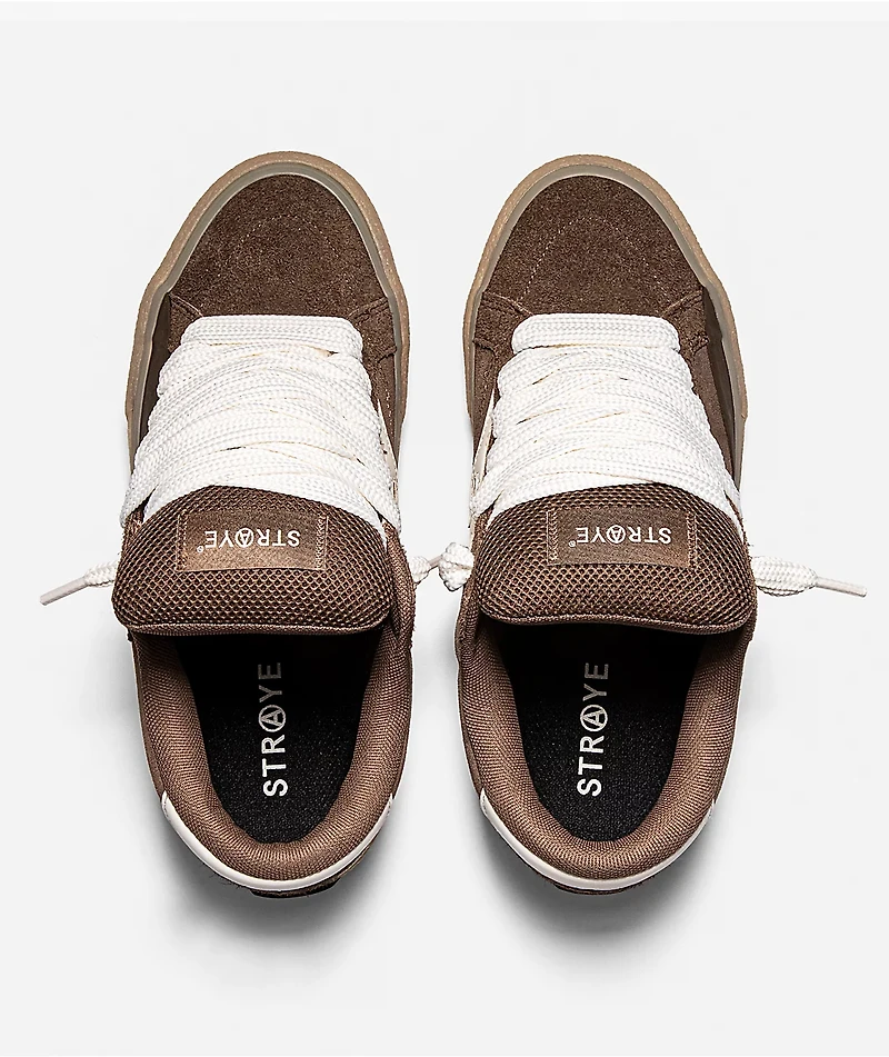 Straye Logan Puff Brown Crepe Skate Shoes