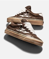 Straye Logan Puff Brown Crepe Skate Shoes