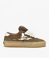 Straye Logan Puff Brown Crepe Skate Shoes