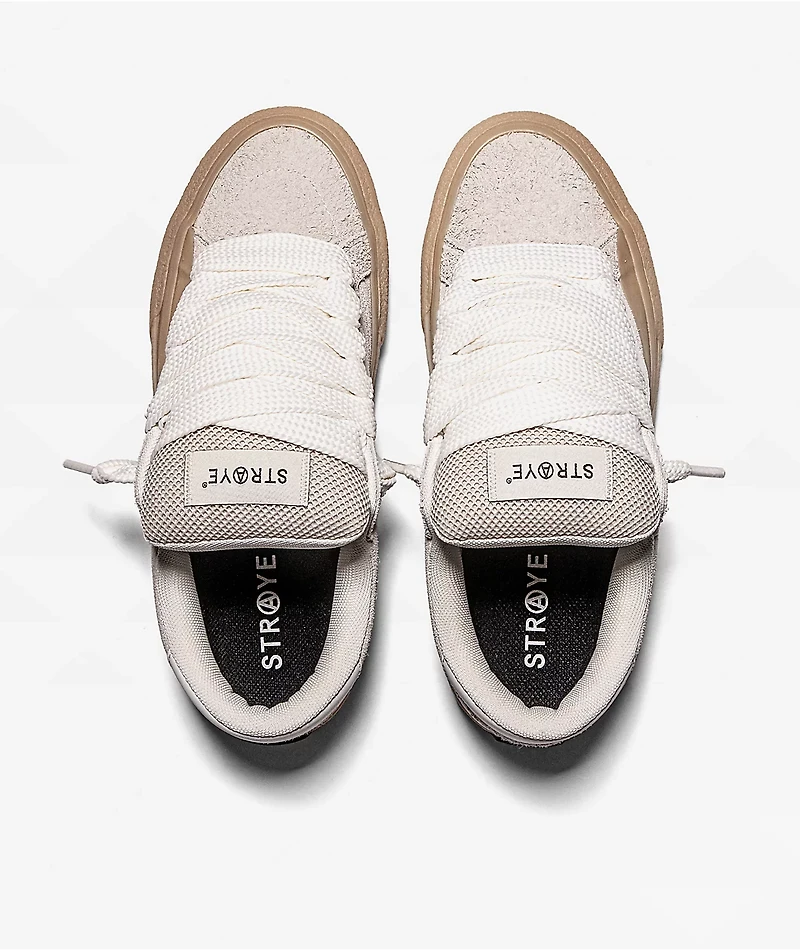 Straye Logan Puff Cream & Crepe Skate Shoes