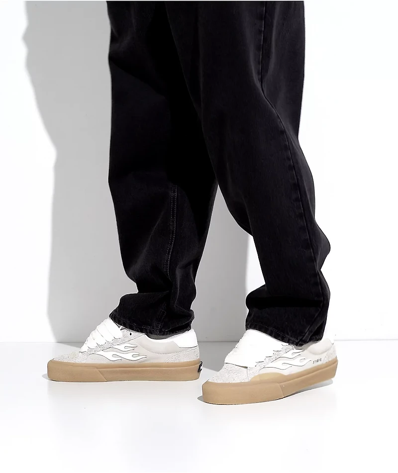 Straye Logan Puff Cream & Crepe Skate Shoes