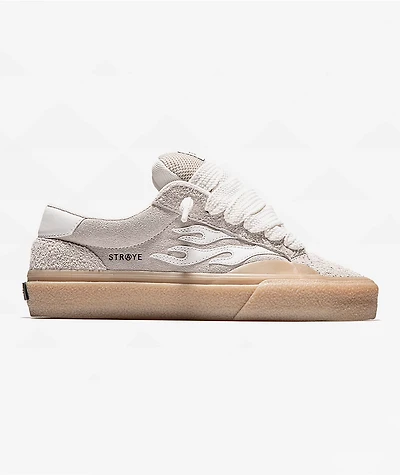Straye Logan Puff Cream & Crepe Skate Shoes
