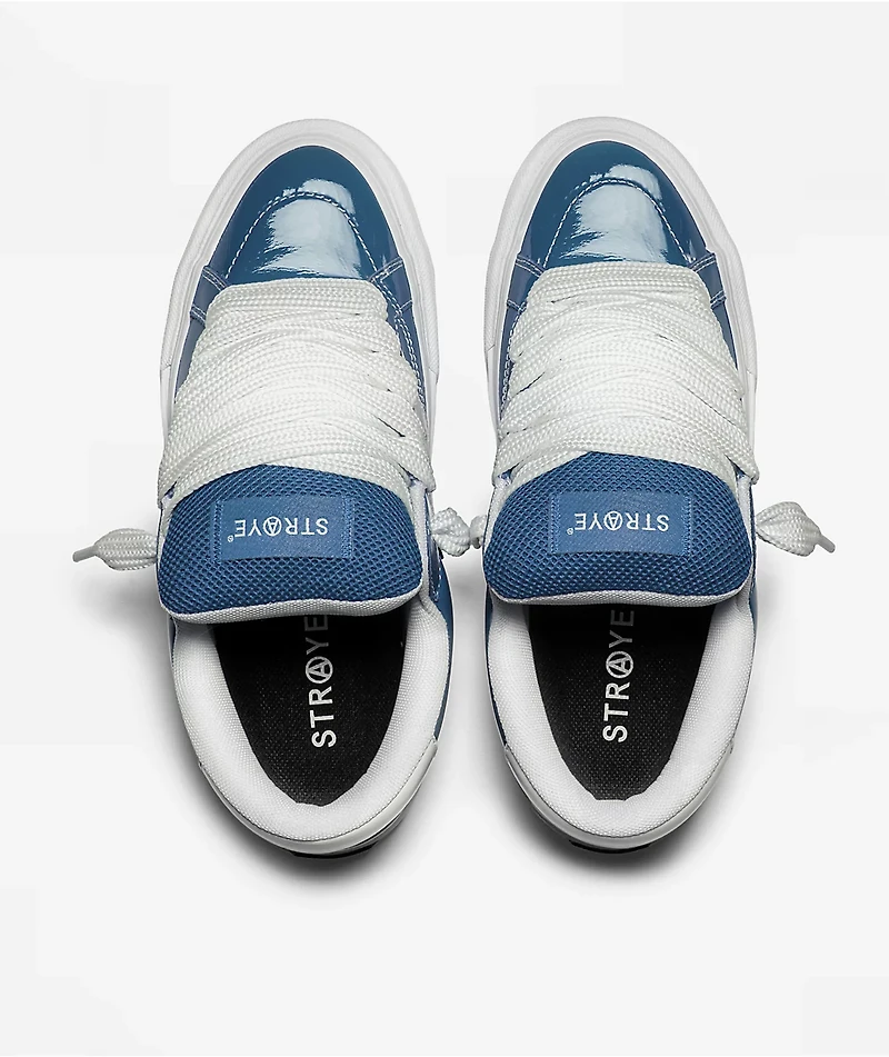 Straye Logan Puff Glossy Blue Skate Shoes