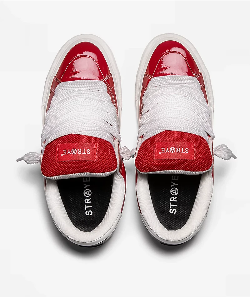 Straye Logan Puff Glossy Red Skate Shoes