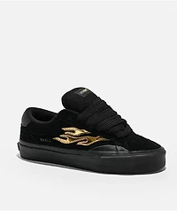 Straye Logan Puff Axell Slay'R Black & Gold Skate Shoes