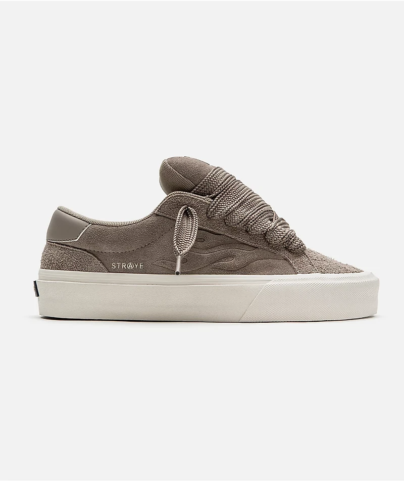 Straye Logan Puff Taupe Bevel Skate Shoes