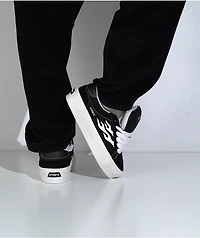 Straye Logan Stomper Black & White Skate Shoes