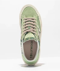 Straye Logan Tallywood Floral Teal Skate Shoes