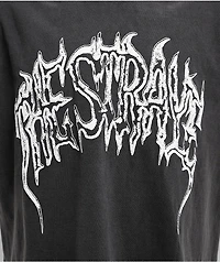 Straye Metal Black Wash Heavyweight T-Shirt