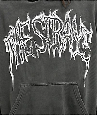 Straye Metal Vintage Black Wash Hoodie