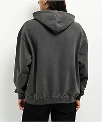 Straye Metal Vintage Black Wash Hoodie