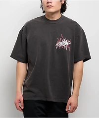 Straye New Wave Vintage Black Heavyweight T-Shirt