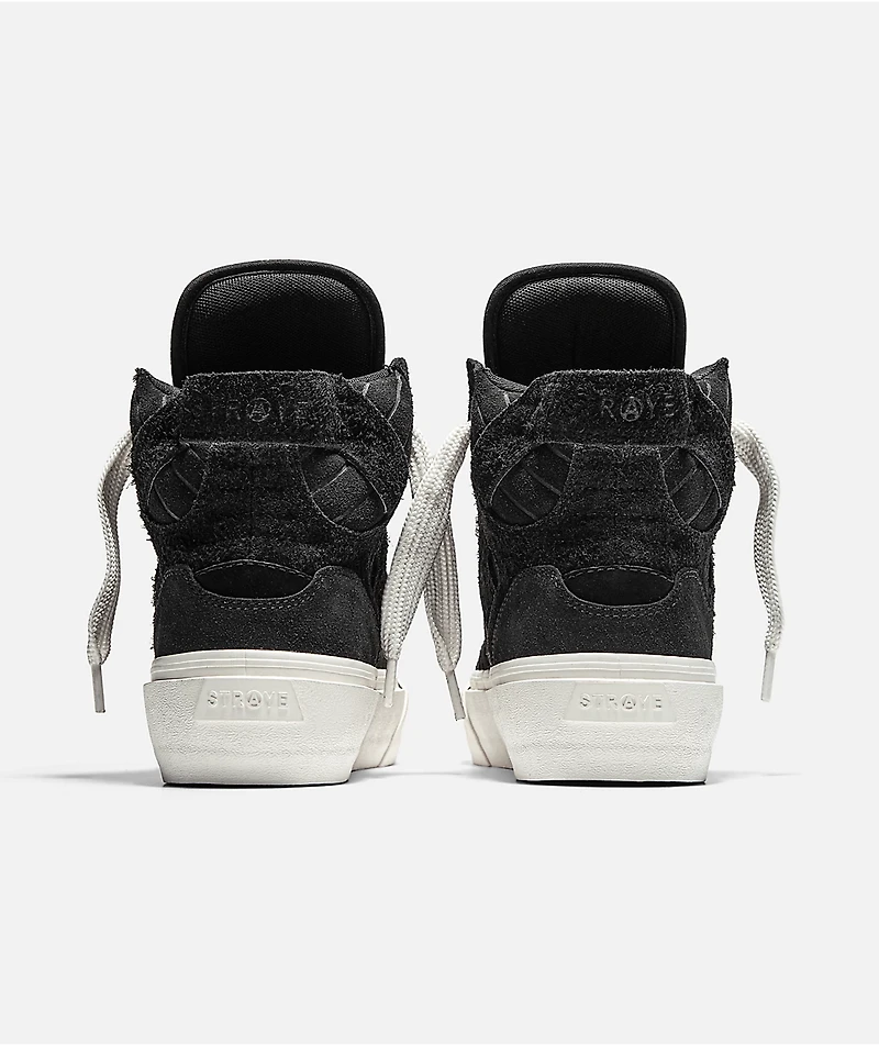 Straye SKTP.01 Black & White Skate Shoes