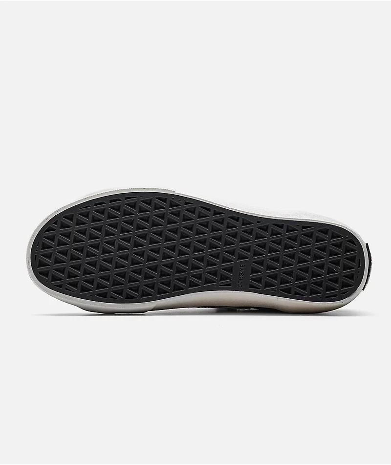 Straye SKTP.01 Black & White Skate Shoes