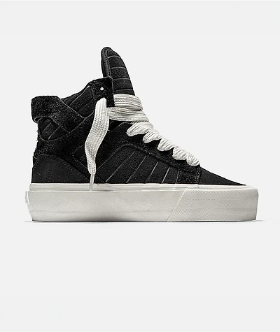 Straye SKTP.01 Black & White Skate Shoes