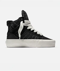 Straye SKTP.01 Black & White Skate Shoes
