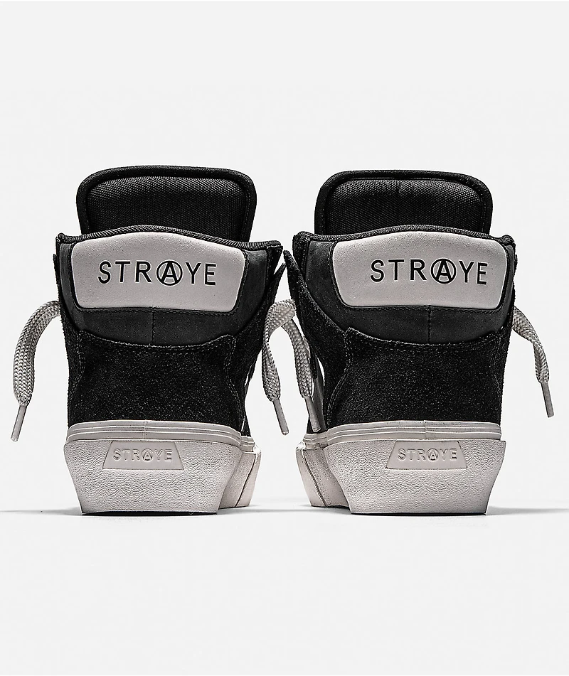 Straye VDR .01 Black & White High Top Skate Shoes