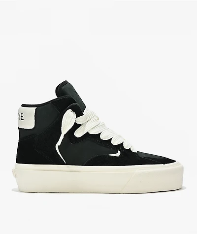 Straye VDR .01 Black & White High Top Skate Shoes