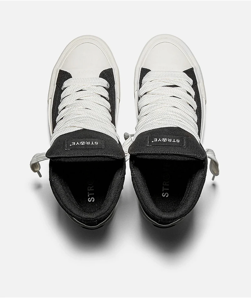 Straye Venice Stomper Black & White Shoes