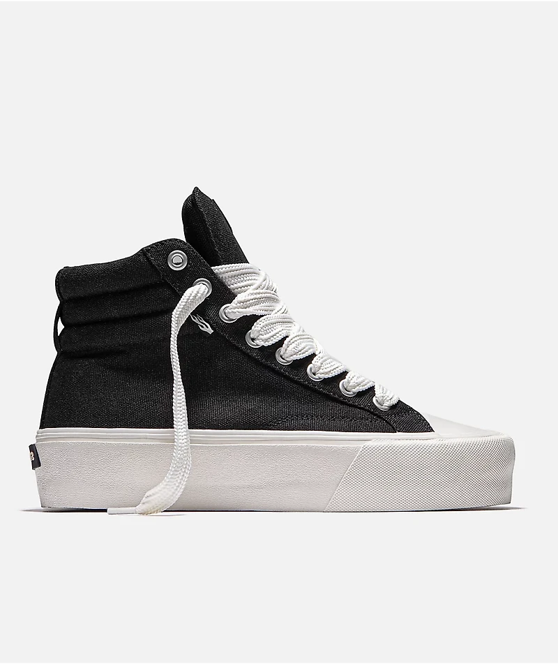 Straye Venice Stomper Black & White Shoes