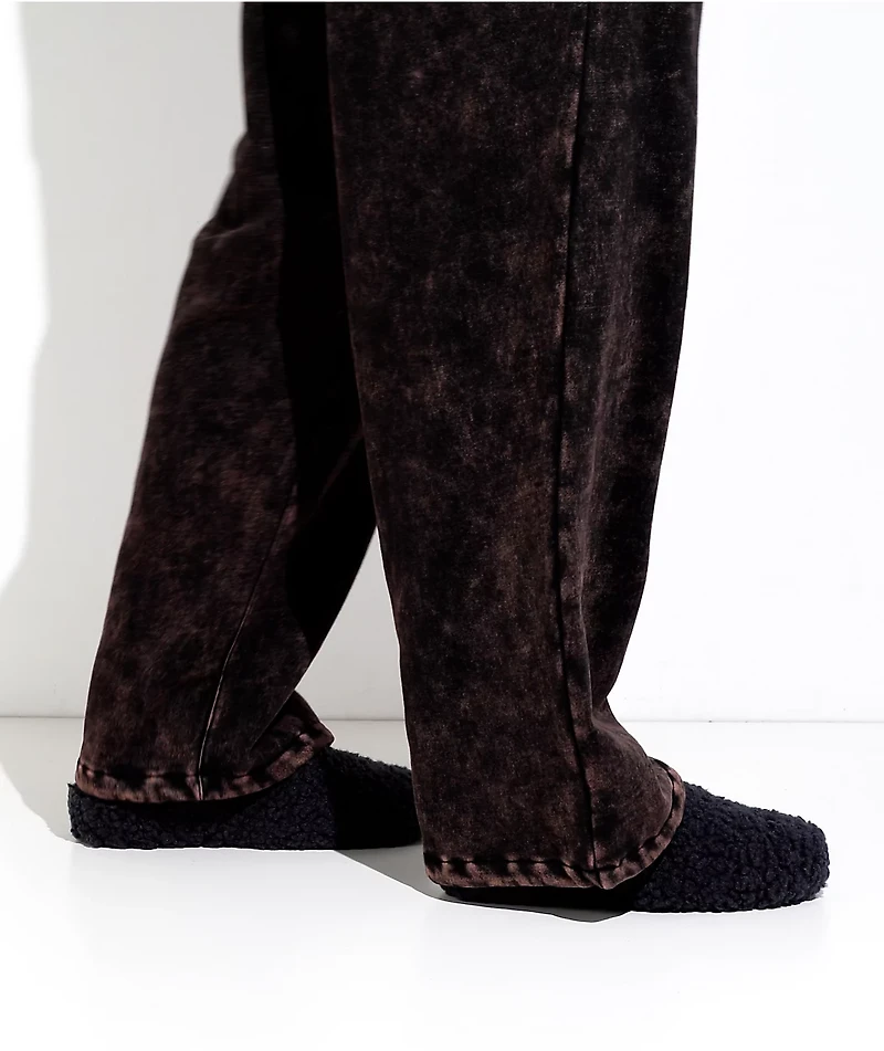 Straye Ventura Furry Carbon Mule Slippers